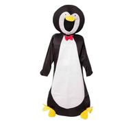Baoblaze Costume Pinguino Tuta Completo Cosplay Travestimento con Cappuccio Grande Finiture Dorate Materiale Poliestere Comodo