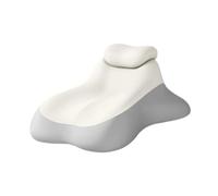 Baoblaze Cuscino a cuneo per testiera del letto, antiscivolo, versatile, dal design ergonomico e alla moda, per dormire in dormitorio, guardare dormire, Beige Grigio Chiaro