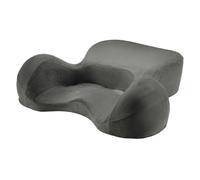 Baoblaze Cuscino Meditazione con Design Ergonomico E Alzate Laterali in Schiuma Memory con Trama Vellutata per Sollievo dalla Pressione Adatto per Seduta a Terra in Palestra E Studi di, Grigio