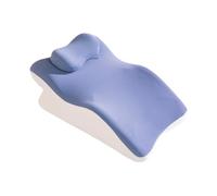 Baoblaze Cuscino per la testata del letto, supporto per la schiena in memory foam per adulti, elevazione delle gambe, poggiapiedi per massaggio, lettura, sonno, Blu