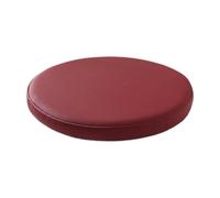 Baoblaze Cuscino per sgabello da bar in memory foam, in similpelle, 36 cm, comodo cuscino per seduta da pavimento, antiscivolo, per bar, hotel, salone, sala da, Rosso Scuro