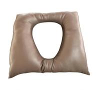 Baoblaze Cuscino per Water con Apertura Centrale Confortevole Copriwater in Pelle con Imbottitura Imbottito Tappetino per Persone Anziane, Spazi di Recupero,