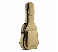 Baoblaze Custodia Chitarra Borsa Custodia Sacca Astuccio Impermeabile Imbottita Oxford con Tasca Frontale E Portabilità Zaino Adatta a Studenti Principianti, Beige, Cachi, 39 Pollici