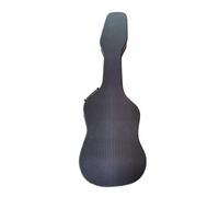 Baoblaze Custodia Elettrica Chitarra Custodia Rigida Astuccio Strumento Valigia Protettiva con Forma Aderente Che Stabilizza La Chitarra Pelle PU Resistente, Nero, Nero
