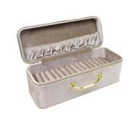 Baoblaze Custodia per bracciali, Organizer per Gioielli, Scatola Porta Gioielli Semplice da Donna, Scatola per bracciali per anniversari, fiere d'Arte e, Colore del caffè Latte
