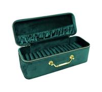 Baoblaze Custodia per bracciali, Organizer per Gioielli, Scatola Porta Gioielli Semplice da Donna, Scatola per bracciali per anniversari, fiere d'Arte e, Verde