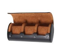 Baoblaze Custodia per orologi 1/2/3 slot portatile, pratica, contenitore per gioielli, scatola porta orologi, scatola portaoggetti per tavolo da uomo, Nero, 1 Posto