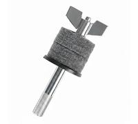 Baoblaze Cymbal Estensione Bastone Elemento da Batteria in Acciaio al Carbonio con Struttura Durevole E Area Imbottita Funzione di Montaggio Secondo Cymbal su, Corto Lunghezza Totale 10 Cm