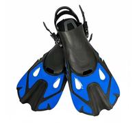 Baoblaze da Immersione Snorkeling Nuoto Allenamento Corte con Spinta Potente E Sforzo Ridotto in PP E TPE con Scarpetta Morbida Confortevole Adatte Piscina, Color to 6, L/XL