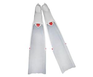 Baoblaze da Nuoto da Immersione da Snorkeling per con Lunga Pieghevoli in con Base Antiscivolo E Calzata Confortevole Adatte per Snorkeling Pesca in Nuoto in , Bianco Trasparente , M Taglia 39-40