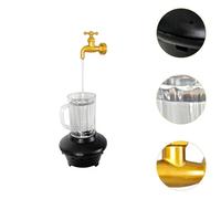Baoblaze Decorazione da Tavolo con Cascata, Decorazione Ornamentale con Flusso d'Acqua, Artigianato Artistico con Luce Colorata, Elemento Decorativo per, Tipo di Rubinetto