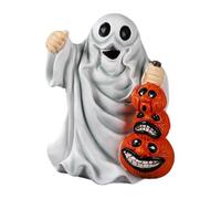 Baoblaze Decorazione di Statuina di Halloween, Spettrale, da Collezione, Divertente, in Resina, per Caminetti, Davanzali, Resistente all'Usura, Multiuso, Sollevamento Zucca