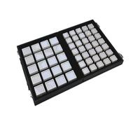Baoblaze Diamond Display di di stoccaggio di Gemme Spettali da Collezione Shinestones Packaging Jar Showcase per Il bancone della Vendita al, da 3 Cm a 4 Cm Bianco
