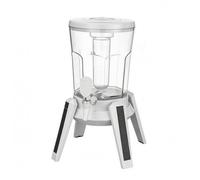 Baoblaze Distributore di Birra a Barile Dispenser Bevande Erogatore Caraffa Gambe Usb Ricaricabile in Plastica Adatto per Feste in Casa Angoli Bar Tavoli da Pranzo Eventi Casual, Bianco, Bianco