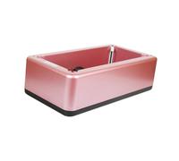 Baoblaze Distributore di copertura per scarpe, macchina per copertura per scarpe intelligente portatile riutilizzabile, proteggere il pavimento per ufficio, Rosa Viola