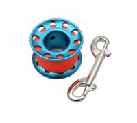 Baoblaze Diving Reel Bobina Subacquea Mulinello Sub Rotella Immersione Spool Sub Filo Piatto Ordinato E Resistenza Alla Corrosione Marina Adatto per Immersioni in Grotta Relitti, Blu, 15M