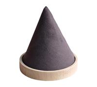 Baoblaze Espositore per Braccialetti a Cono, Porta-Orologi, Porta-Elastici per Braccialetti, Base in Legno Stabile, Organizer per Braccialetti, Espositore per, Grigio