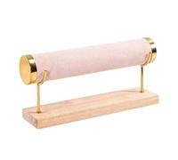 Baoblaze Espositore per Gioielli, Braccialetti, Elastici per Capelli, Porta Orologi, Multifunzionale, salvaspazio, Elegante, Organizer per Gioielli per, Beige