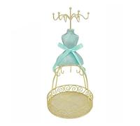 Baoblaze Espositore per Gioielli, espositore per Gioielli, Decorativo Multifunzione da Tavolo per collane e Anelli