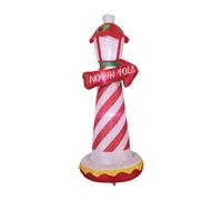 Baoblaze Faro Gonfiabile Natalizio Del Nord, Altezza 180 Cm, Lampada Gonfiabile Del Nord, Grande E Divertente Decorazione Da Giardino.