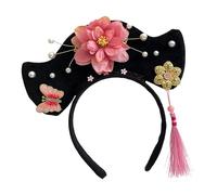Baoblaze Fascia per Capelli Cinese Della Dinastia Qing, Fascia Decorativa per Bambini, Cerchio per Capelli, Fascia per Capelli Antica per Le Festività, Stile j