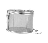 Baoblaze Filtro a sfera per infusore di tè in acciaio inox, per spezie, colino a maglia fine per zuppe, ideale per casa, Diametro 12 Cm