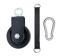 Baoblaze Fitness Pulley Bracket Staffa Cinghia Moschettone con Kit Completo E Fissaggio Sicuro Rotazione Stabile E Silenziosa Montaggio Rapido con Cinghia da