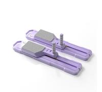 Baoblaze Fitness Training Board Tavola Scivolamento Allenamento Attrezzo per Gambe Core Vita Timer Integrato Materiale PP Design Separato Migliora Controllo, Senza Maniglia, Viola Chiaro