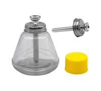 Baoblaze Flacone in vetro trasparente da 6/180 ml con erogatore a pompa, a prova di perdite, ricaricabile per struccante
