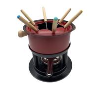 Baoblaze Fondue Pot di fonduta di formaggio Spessita Multipurpoise Fondue Maker di Pentole Set di fonduta per Carne Casa Dessert Formaggio Holiday
