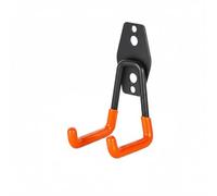 Baoblaze Gancio da Parete Pesante Gancio Garage Supporto Acciaio Portautensili Appendiattrezzi con Pvc Antiscivolo Portata 60kg per Oggetti Ingombranti Come, Arancione, Gancio Quadrato Piccolo