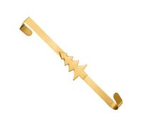 Baoblaze Gancio per Ghirlanda Natalizia per Porta 38 Cm, Appendiabiti Sopraporta, Ganci in Ferro per Adattarsi a Porte Standard in Vetro, Metallo O Legno, Finestre E Recinzioni, Oro