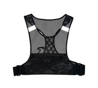 Baoblaze Gilet Impermeabile con Tasche Frontali a Scomparsa E Materiale Leggero in Poliestere con Strisce Riflettenti E Apertura in Rete per