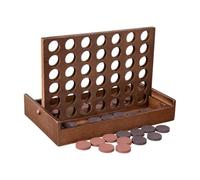 Baoblaze Gioco da Tavolo in Legno con Base Contenitore E Dischi Rotondi per Bambini Adatto per Strategiche E Sviluppo del Pensiero,