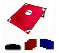 Baoblaze Gioco Tirare Sacchetti per Bambini con Tabellone da Gioco con Struttura E Sei Buste Quadrate per attività Ludica Adatto per Feste di Compleanno E Incontri Allaperto