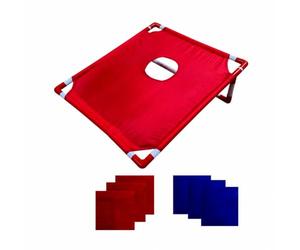 Baoblaze Gioco Tirare Sacchetti per Bambini con Tabellone da Gioco con Struttura E Sei Buste Quadrate per attività Ludica Adatto per Feste di Compleanno E Incontri Allaperto