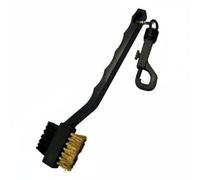 Baoblaze Golf Club Cleaner Spazzola per Mazze da Golf Doppio Lato Pulizia con Setole in Rame E Nylon Pratica Maniglia Portatile Accessorio Adatto a Campo Pratica Giocatori Appassionati