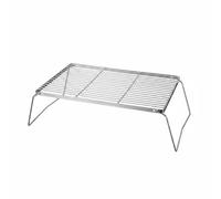 Baoblaze Griglia Portatile Pieghevole Acciaio Inox Barbecue Supporto Struttura Compatta Pieghevole E Resistente Facile Montaggio Adatta a Campeggio Picnic Attività All’aperto