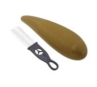 Baoblaze Guiro Strumento Ritmico Giocattolo Guiro Shaker con Pennello Giocattolo Educativo Precoce Strumenti Musicali per Bambini Giocattolo per Adulti Bambini