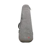 Baoblaze Industrial Carry Case Borsa Doppia Chitarra Elettrica Custodia Carrello con Ruote Imbottita Maniglia Robusta Apertura con Cerniera Tasche per, Array, Grigio