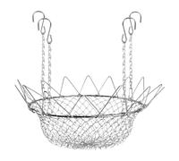 Baoblaze Inserto per fioriera Regolabile per vasi in Acciaio Inossidabile, Supporto Robusto per vasi Ornamentali, Altezza Interna dei Cuscinetti di riempimento