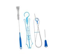 Baoblaze Kit per la pulizia della sacca idrica con telaio pieghevole e asciugante, pulizia efficace con spazzola lunga, ideale per escursioni all'aperto, Bianco