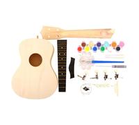 Baoblaze Kit per ukulele fai-da-te Forniture per lavori manuali Principianti Pittura Bambini incompiuti Genitori Campagna per bambini Costruisci la tua, 20.5 x 61.5 cm