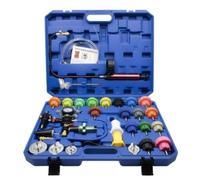 Baoblaze Kit Rilevamento Perdite per Auto con Pompa Manuale in Acciaio Lega E Manometro Preciso per Test Circuito Raffreddamento con Adattatori Universali