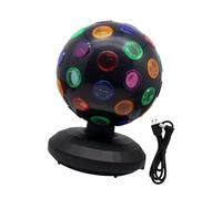 Baoblaze Lampada da discoteca, alimentatore USB, illuminazione per DJ, luce stroboscopica a LED RGB per sala da ballo per bambini, Nero