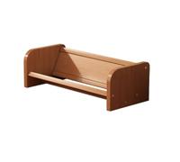 Baoblaze Libreria da Scrivania Scaffale Mensola Organizer Libreria in Bambù Compatta per Tenere Libri in Piedi con Pannelli Laterali Avvitati Adatta per Studio Ufficio Camera, 60 Cm