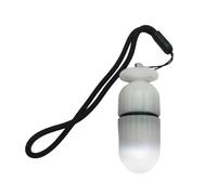 Baoblaze Luce Segnalazione Subacquea Luce Subacquea Faro Sub Luce Marker LED Beacon Immersione LED Alta visibilità Lampeggiante Impermeabile 100m con Cordino, Bianco