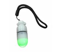 Baoblaze Luce Segnalazione Subacquea Luce Subacquea Faro Sub Luce Marker LED Beacon Immersione LED Alta visibilità Lampeggiante Impermeabile 100m con Cordino, Verde