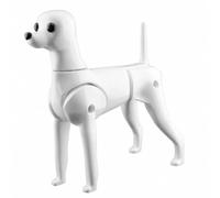 Baoblaze Manichino Toelettatura Cane Addestramento Modello Cane Pratica Cane Dettagli Realistici Collo Lungo Testa Tonda Coda per Allenare, style to 1