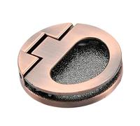 Baoblaze Maniglia a incasso ad anello, rotonda, 44 mm, facile da installare, versatile per cassetti, armadietti tatami scorrevoli, Bronzo Rosso